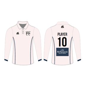 Junior Two Day Playing T-shirt Long Sleeve (Cream) - NYCC
